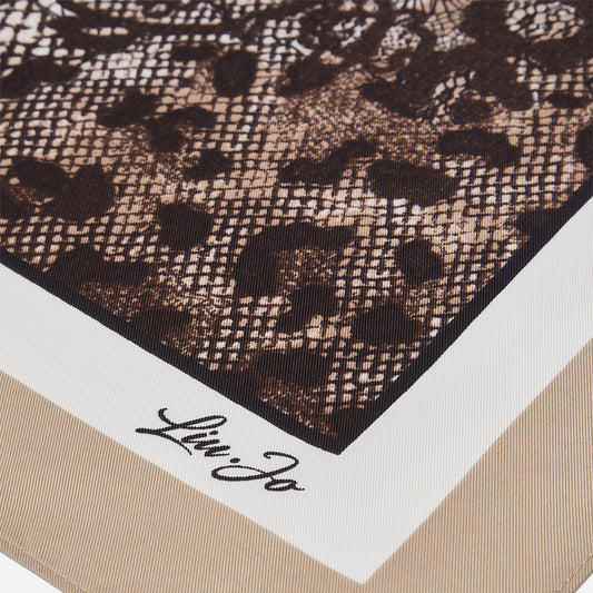 LIU JO FOULARD GRANDE CON STAMPA ANIMALIER Lace 