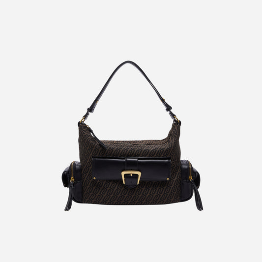 LIU JO BORSA HOBO MEDIA MONOGRAM T.MORO 