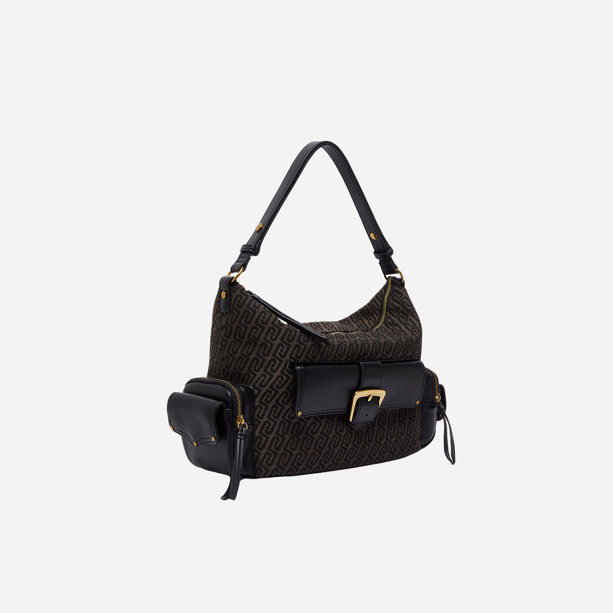 LIU JO BORSA HOBO MEDIA MONOGRAM T.MORO 