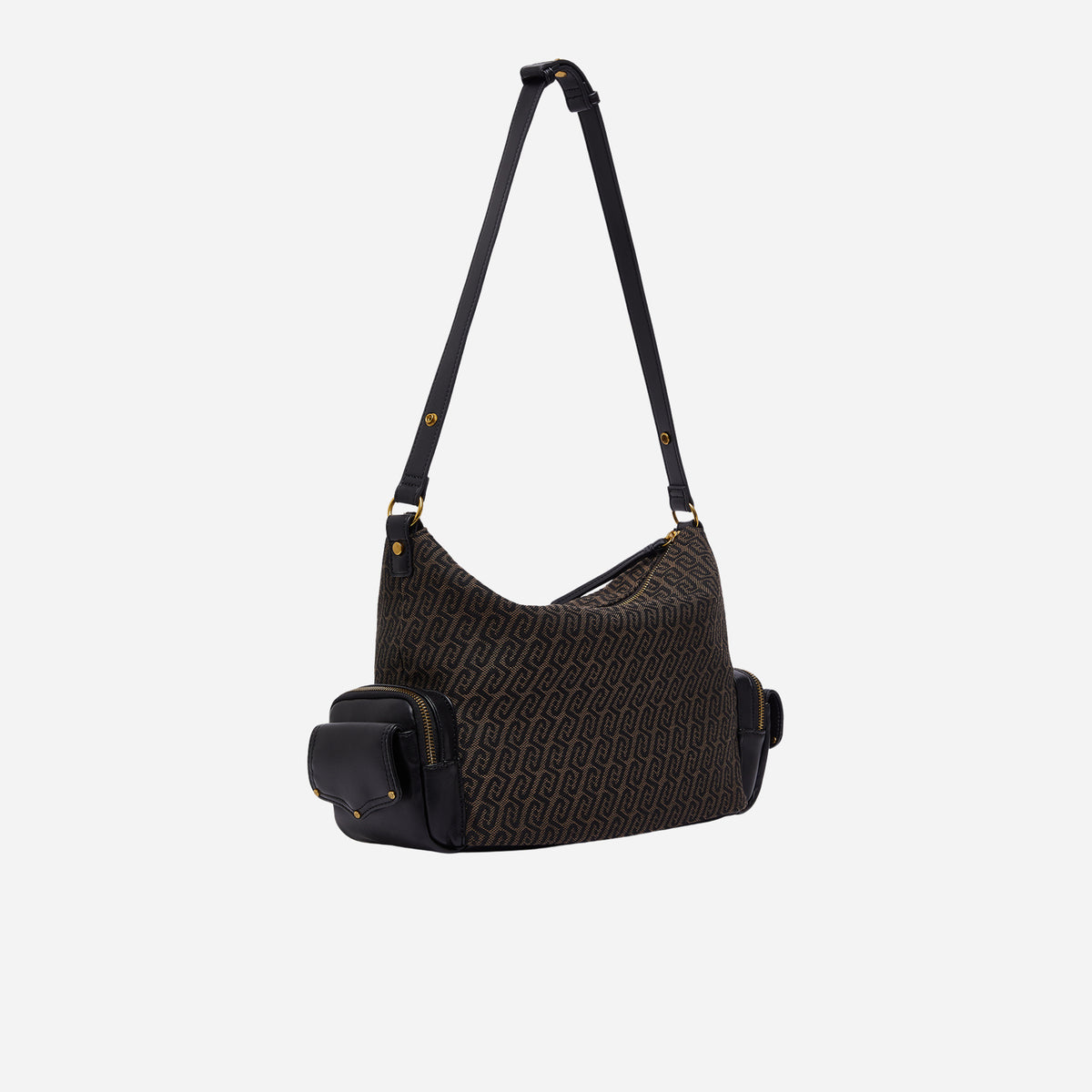 LIU JO BORSA HOBO MEDIA MONOGRAM T.MORO 