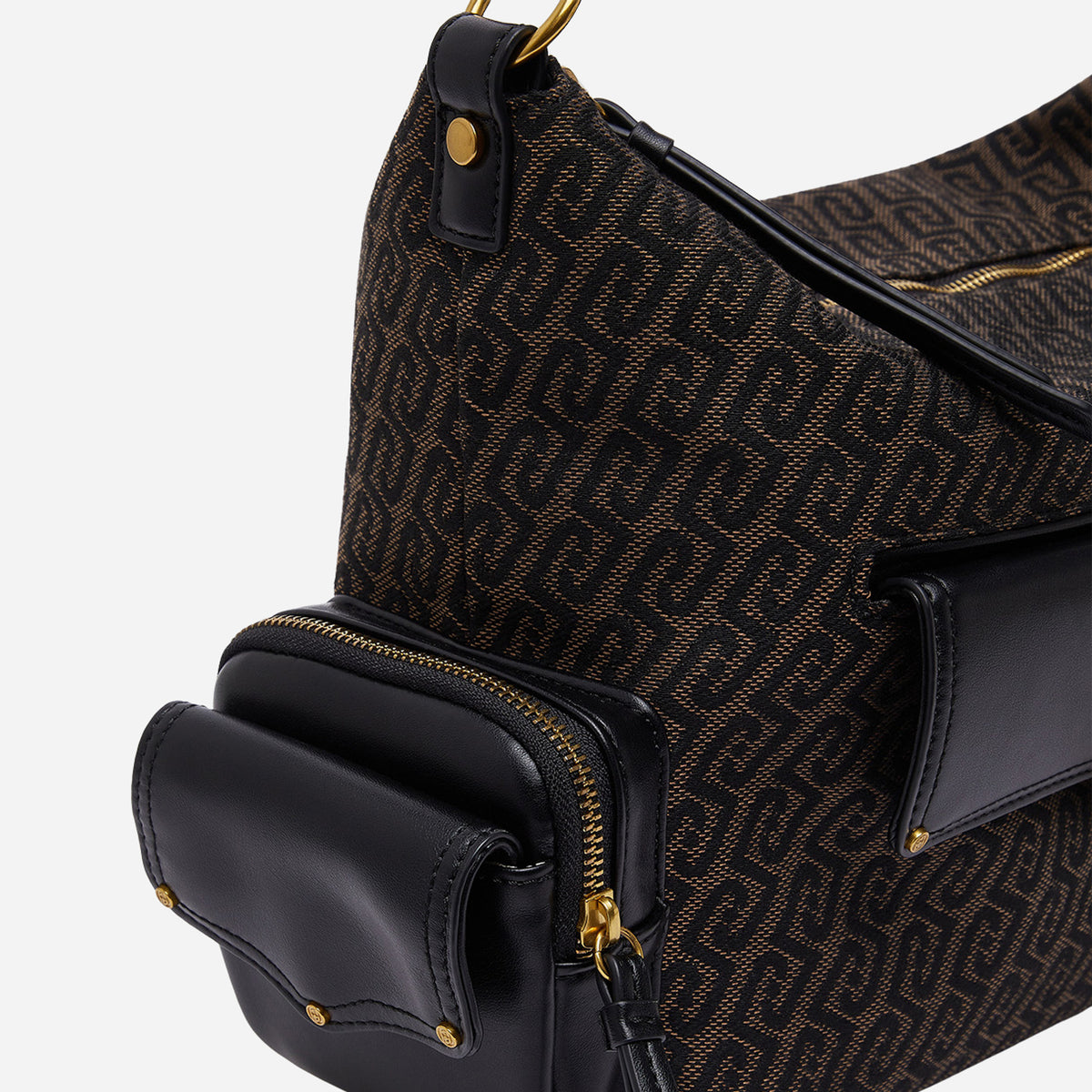 LIU JO BORSA HOBO MEDIA MONOGRAM T.MORO 