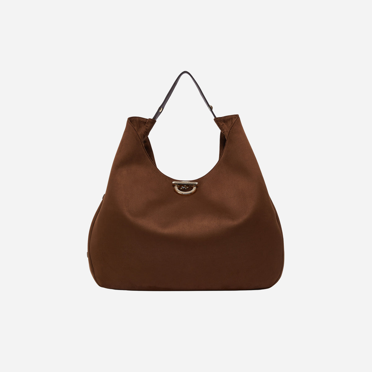LIU JO BORSA HOBO GRANDE CON BORCHIE Tabacco 