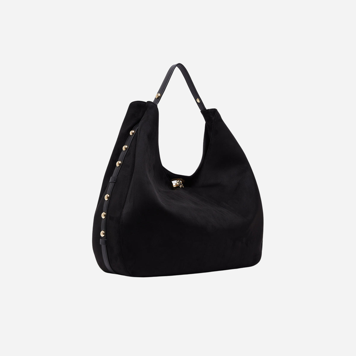 LIU JO BORSA HOBO GRANDE CON BORCHIE BLACK 
