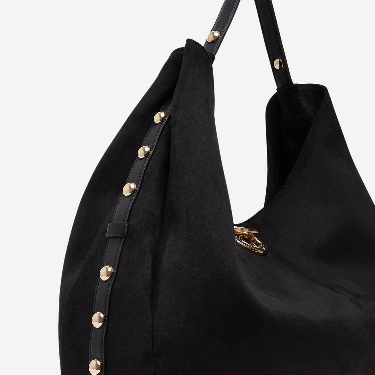 LIU JO BORSA HOBO GRANDE CON BORCHIE BLACK 