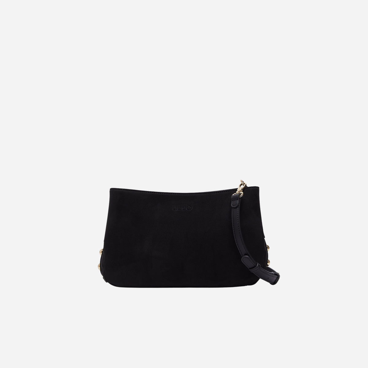 LIU JO BORSA A TRACOLLA MEDIA IN MICROFIBRA BLACK 