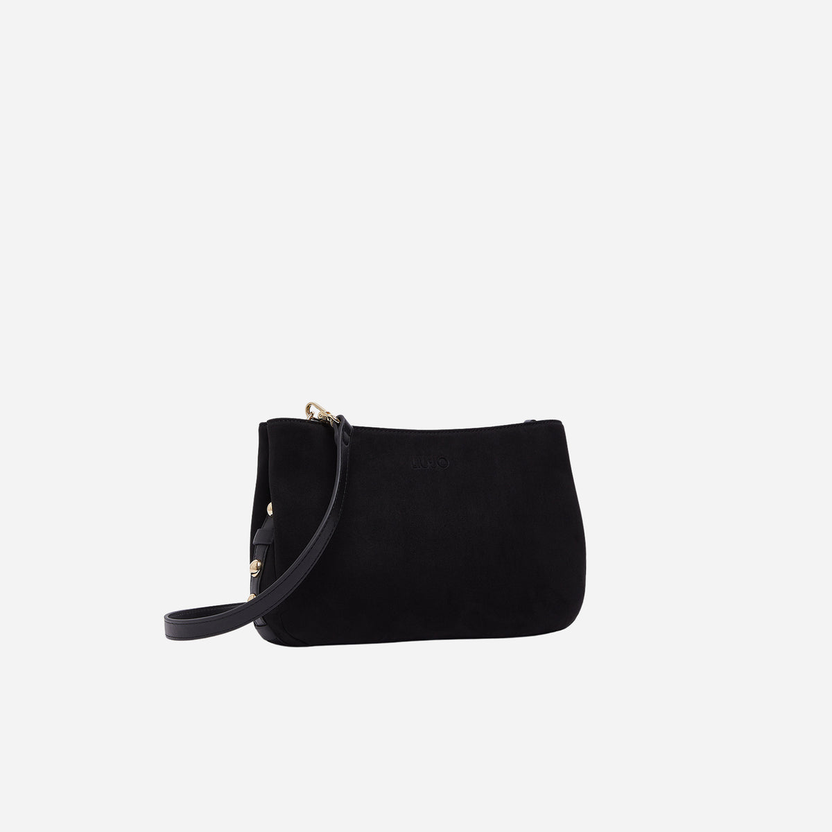 LIU JO BORSA A TRACOLLA MEDIA IN MICROFIBRA BLACK 