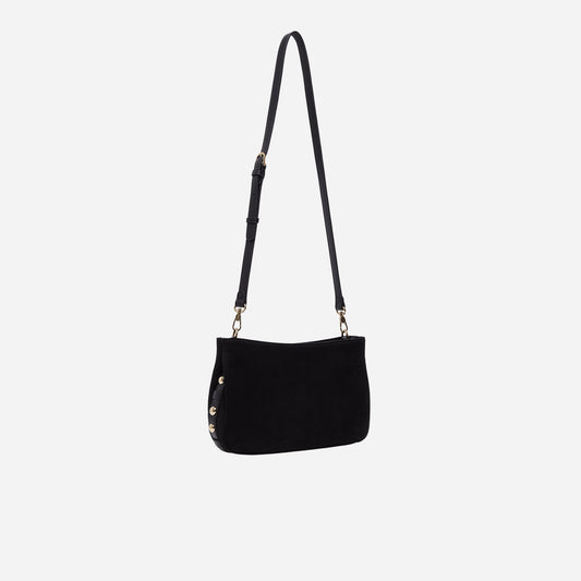 LIU JO BORSA A TRACOLLA MEDIA IN MICROFIBRA BLACK 