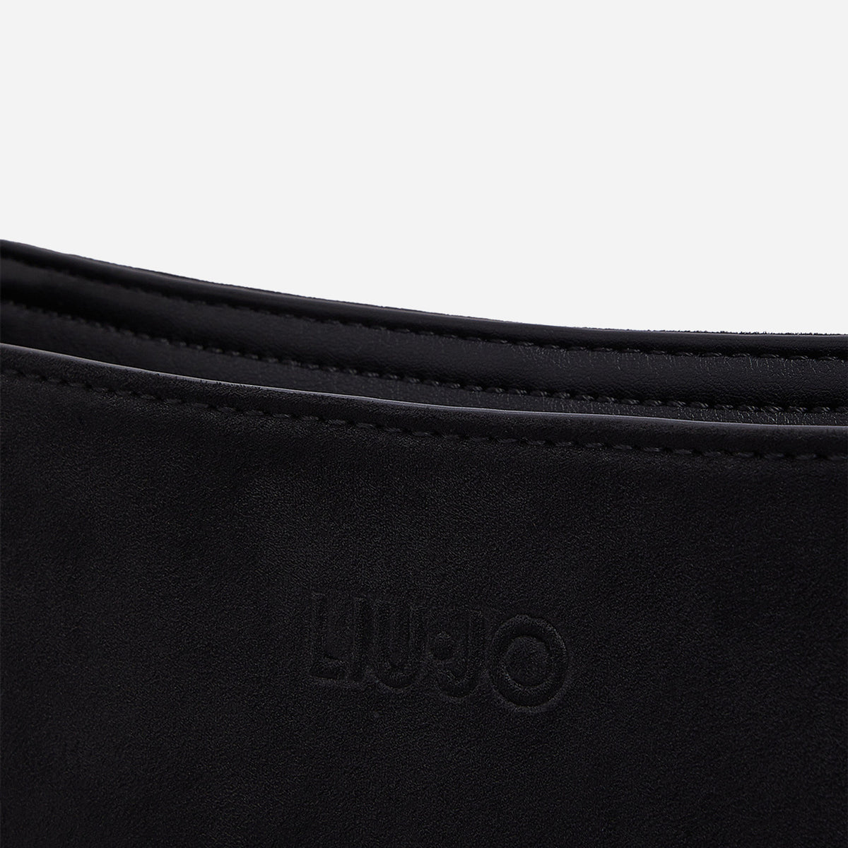 LIU JO BORSA A TRACOLLA MEDIA IN MICROFIBRA BLACK 