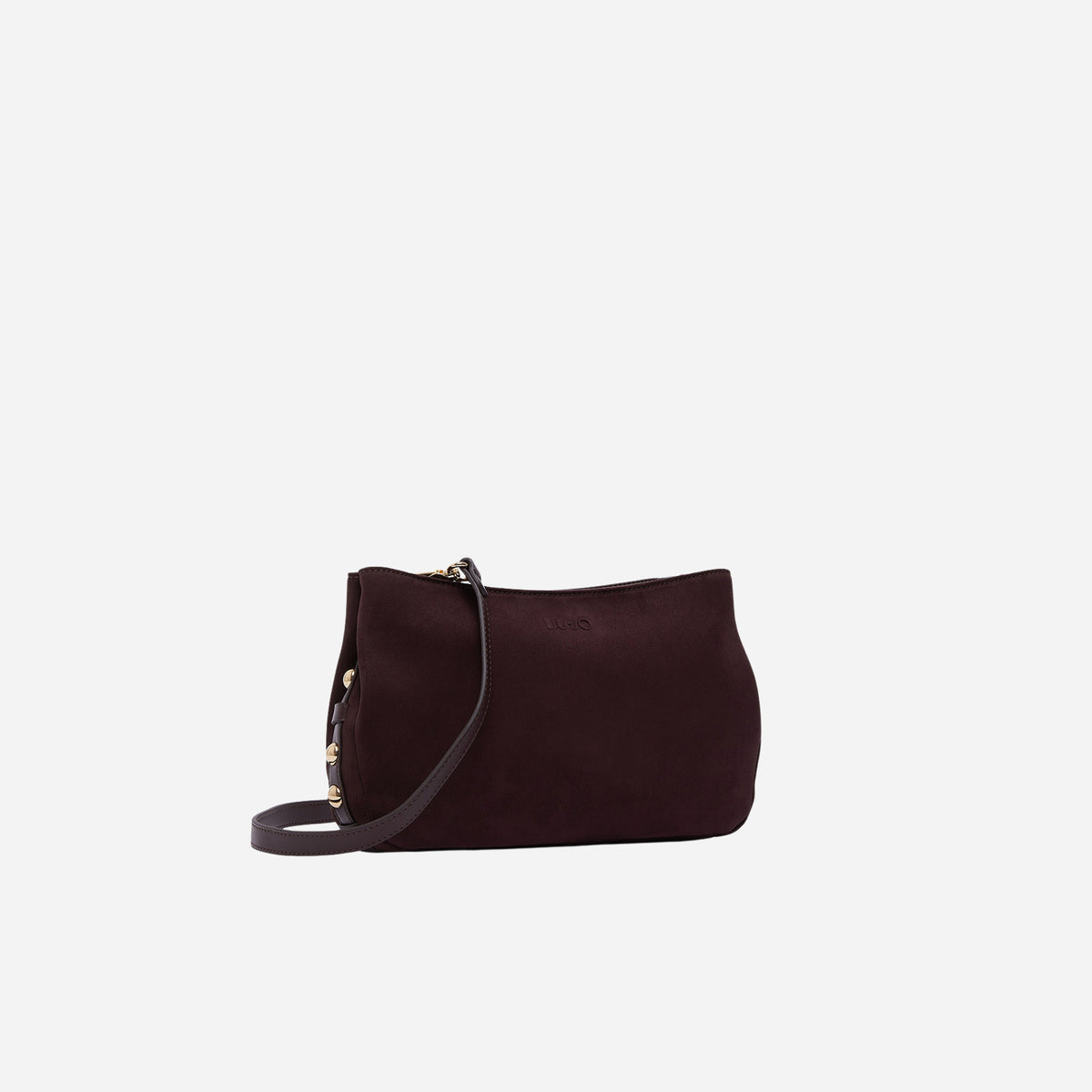 LIU JO BORSA A TRACOLLA MEDIA IN MICROFIBRA Red aubergine 