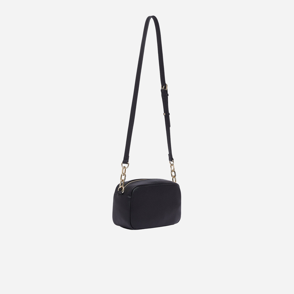 LIU JO BORSA A TRACOLLA MEDIA Nero/brass gold 