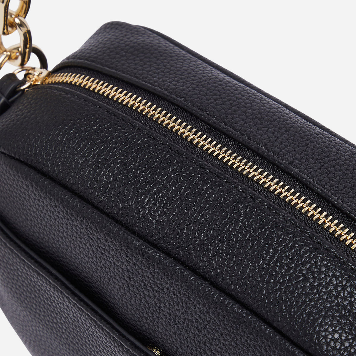 LIU JO BORSA A TRACOLLA MEDIA Nero/brass gold 
