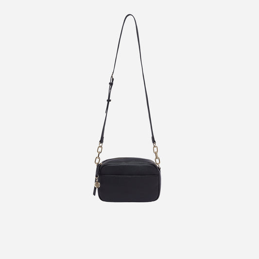 LIU JO BORSA A TRACOLLA MEDIA Nero/brass gold 
