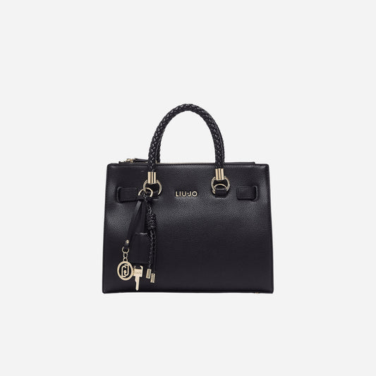 LIU JO BORSA SATCHEL PICCOLA BLACK 