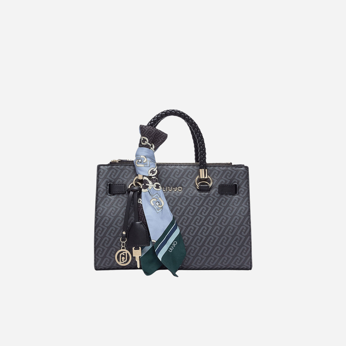 LIU JO BORSA SATCHEL PICCOLA BLACK 