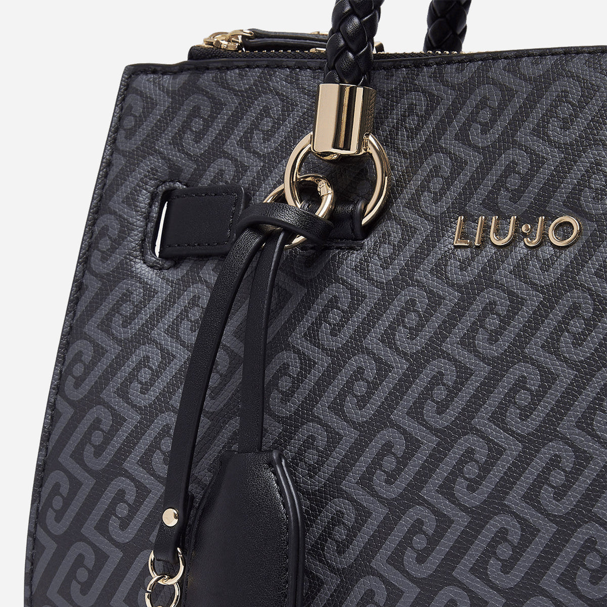 LIU JO BORSA SATCHEL PICCOLA BLACK 