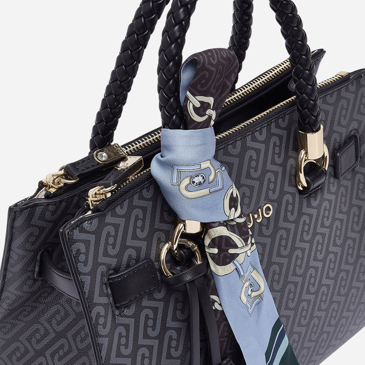 LIU JO BORSA SATCHEL PICCOLA BLACK 