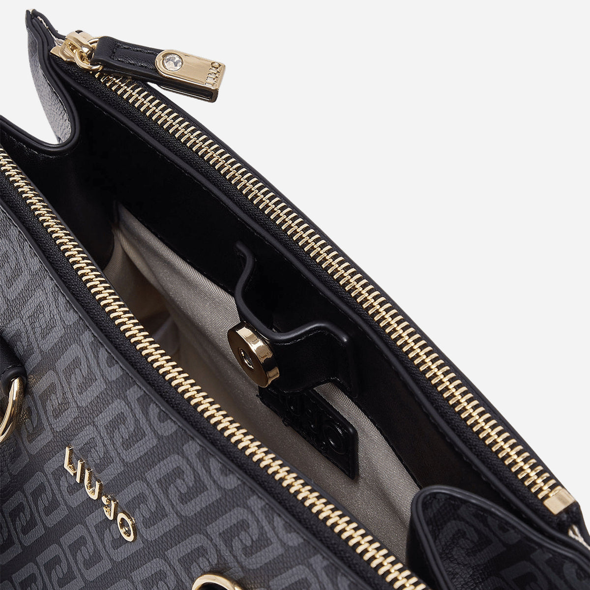 LIU JO BORSA SATCHEL PICCOLA BLACK 