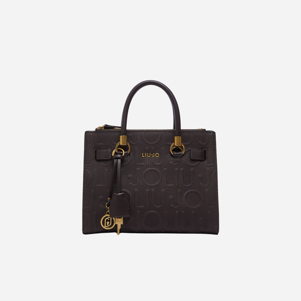 LIU JO BORSA SATCHEL PICCOLA Deep brown 