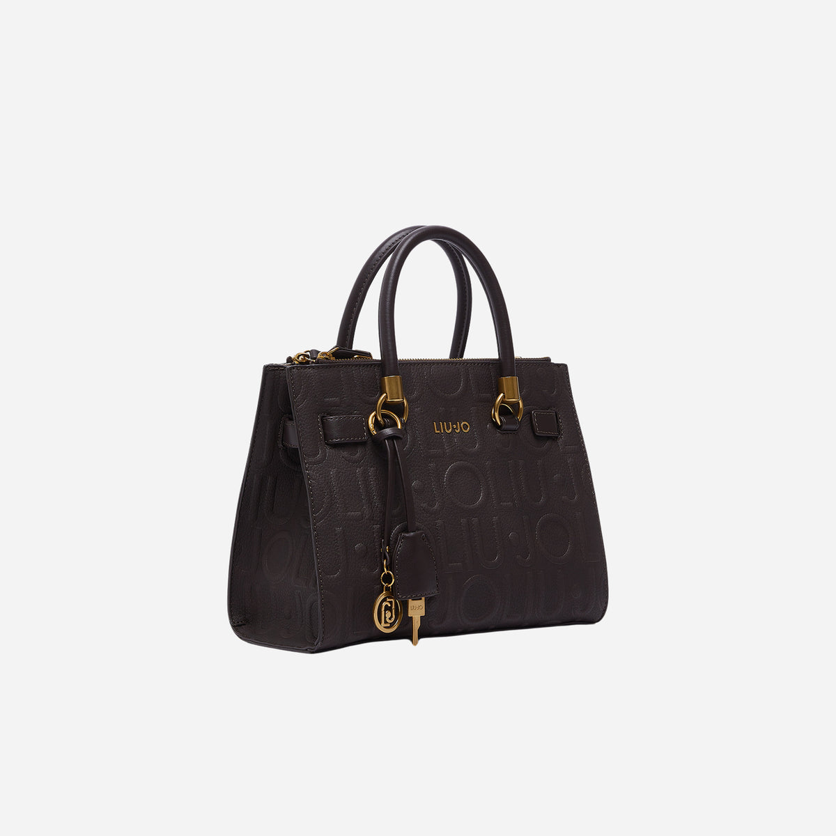 LIU JO BORSA SATCHEL PICCOLA Deep brown 