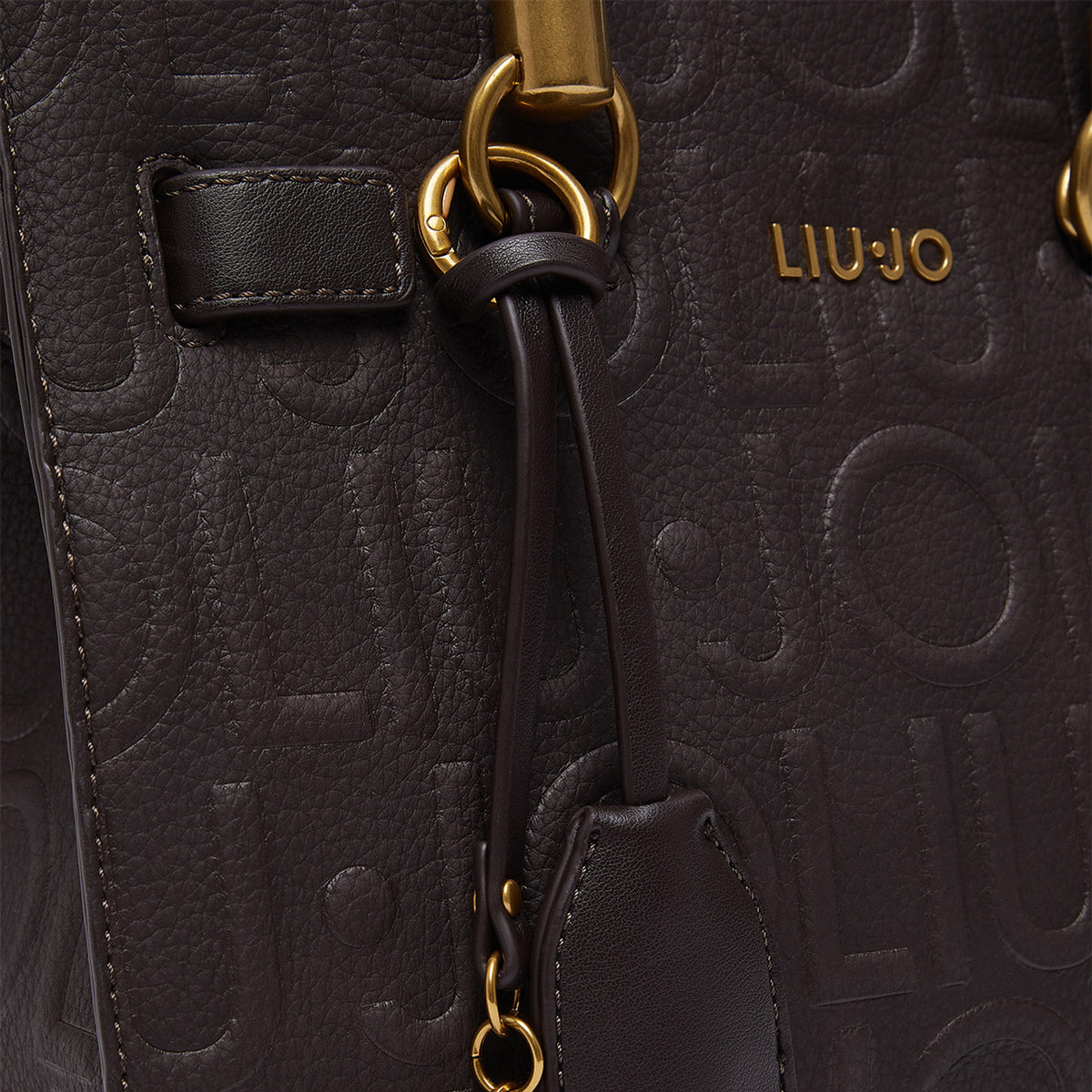 LIU JO BORSA SATCHEL PICCOLA Deep brown 