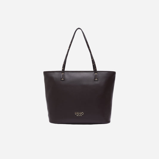 LIU JO BORSA TOTE MEDIA Deep brown 