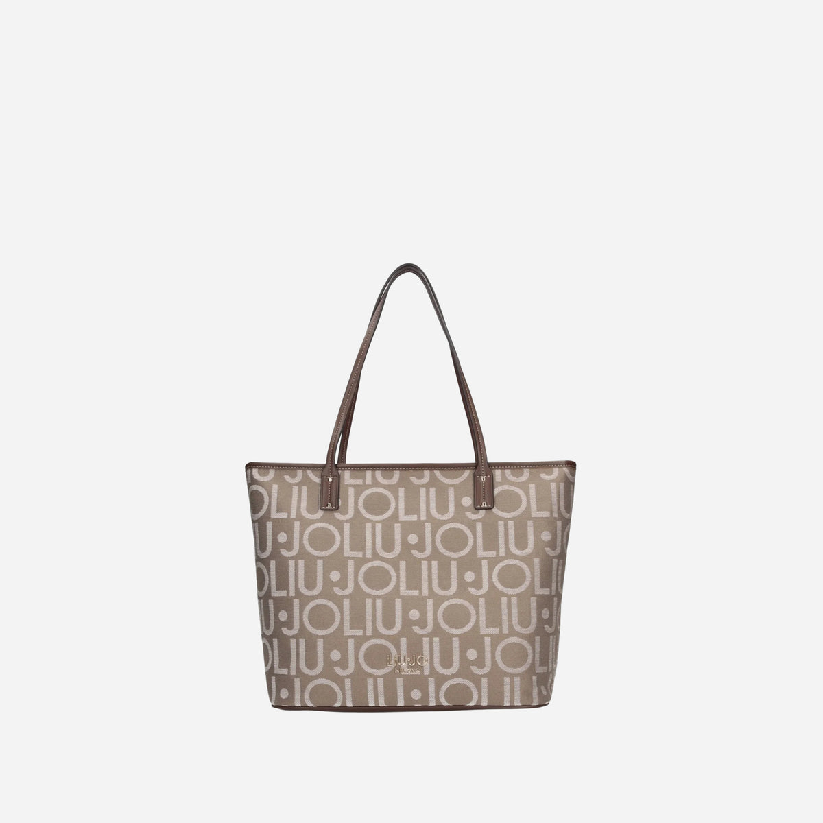 LIU JO Liu Jo Borsa shopper jacquard a spalla Neutro 
