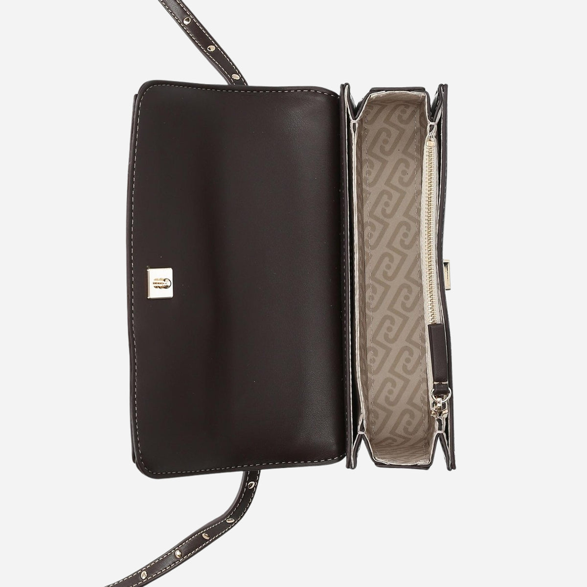 LIU JO Liu Jo Borsa a spalla piccola texture granulata Deep brown 