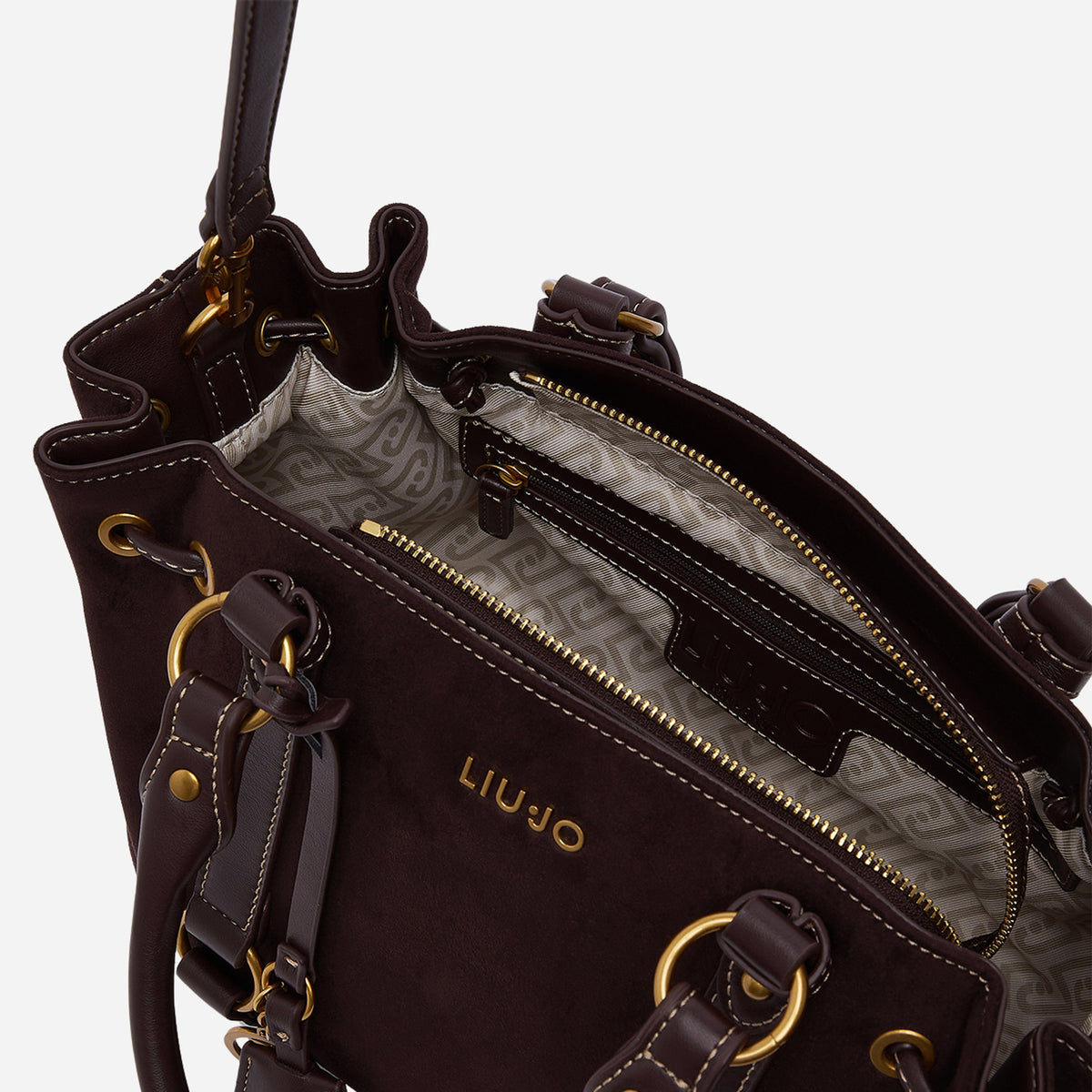 LIU JO BORSA PICCOLA CON COULISSE Red aubergine 