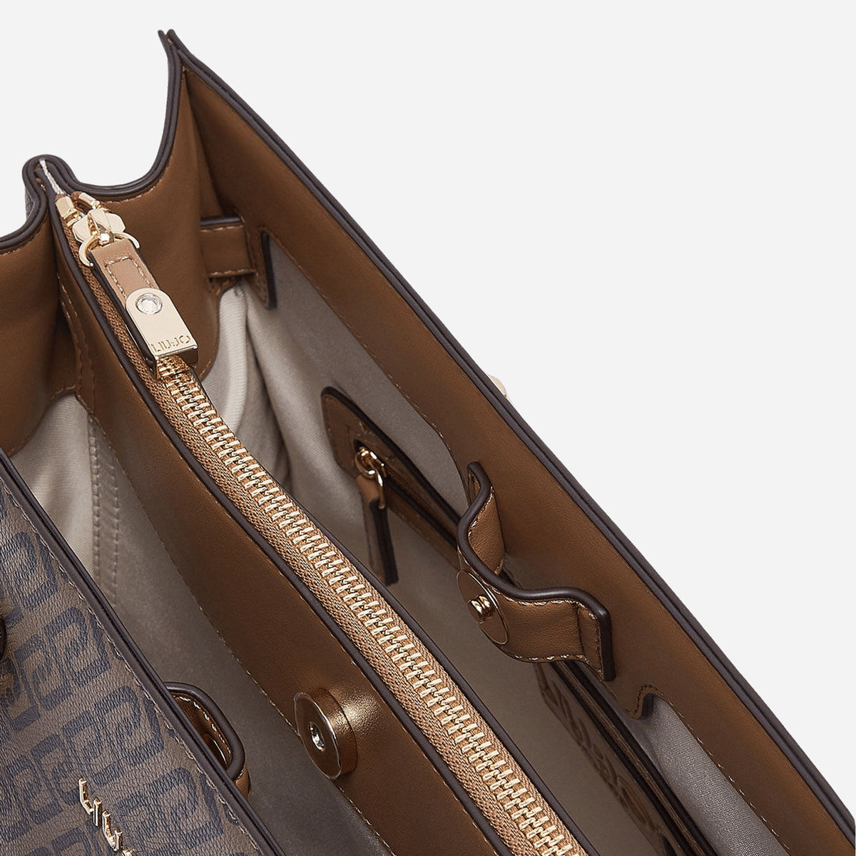 LIU JO BORSA SATCHEL MEDIA CON FOULARD Suede 