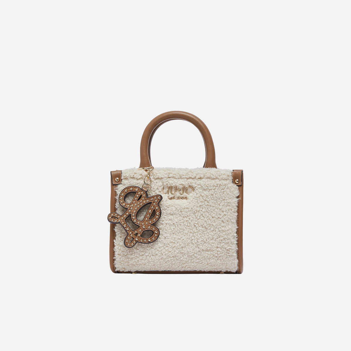 LIU JO BORSA MINI IN TEDDY CREAM 