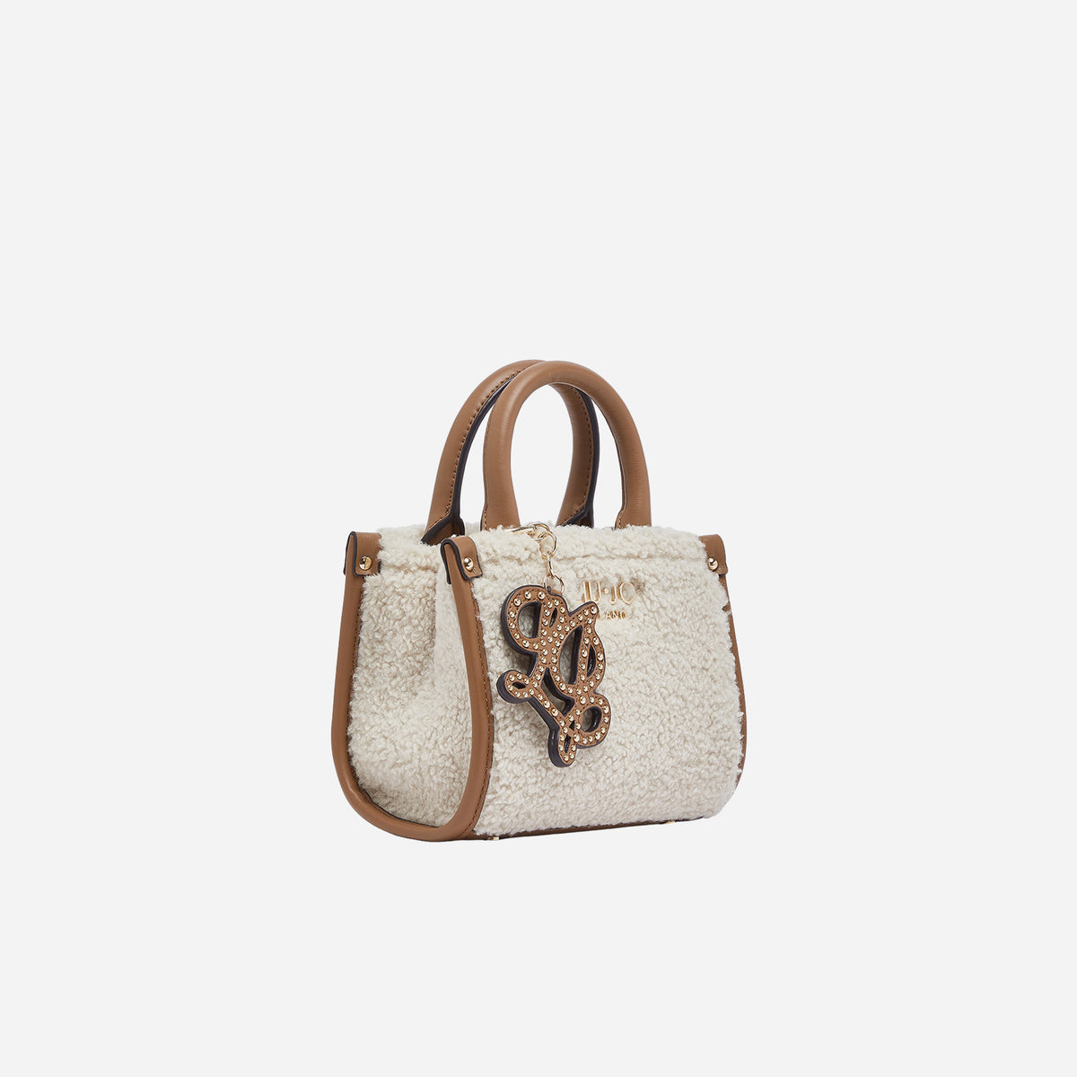 LIU JO BORSA MINI IN TEDDY CREAM 