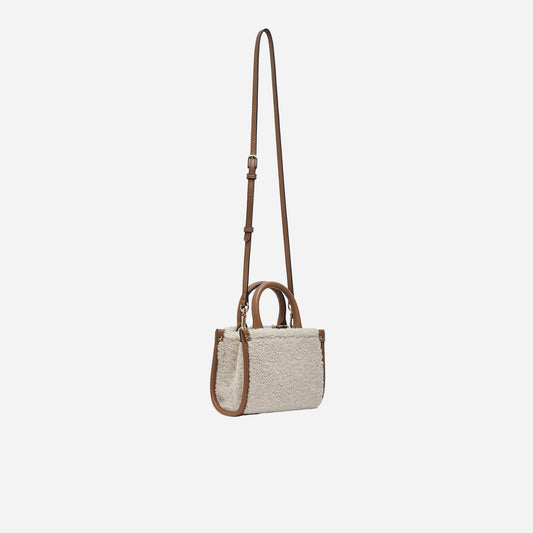 LIU JO BORSA MINI IN TEDDY CREAM 