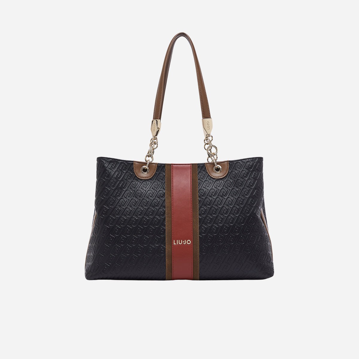 LIU JO BORSA TOTE MEDIA BLACK 
