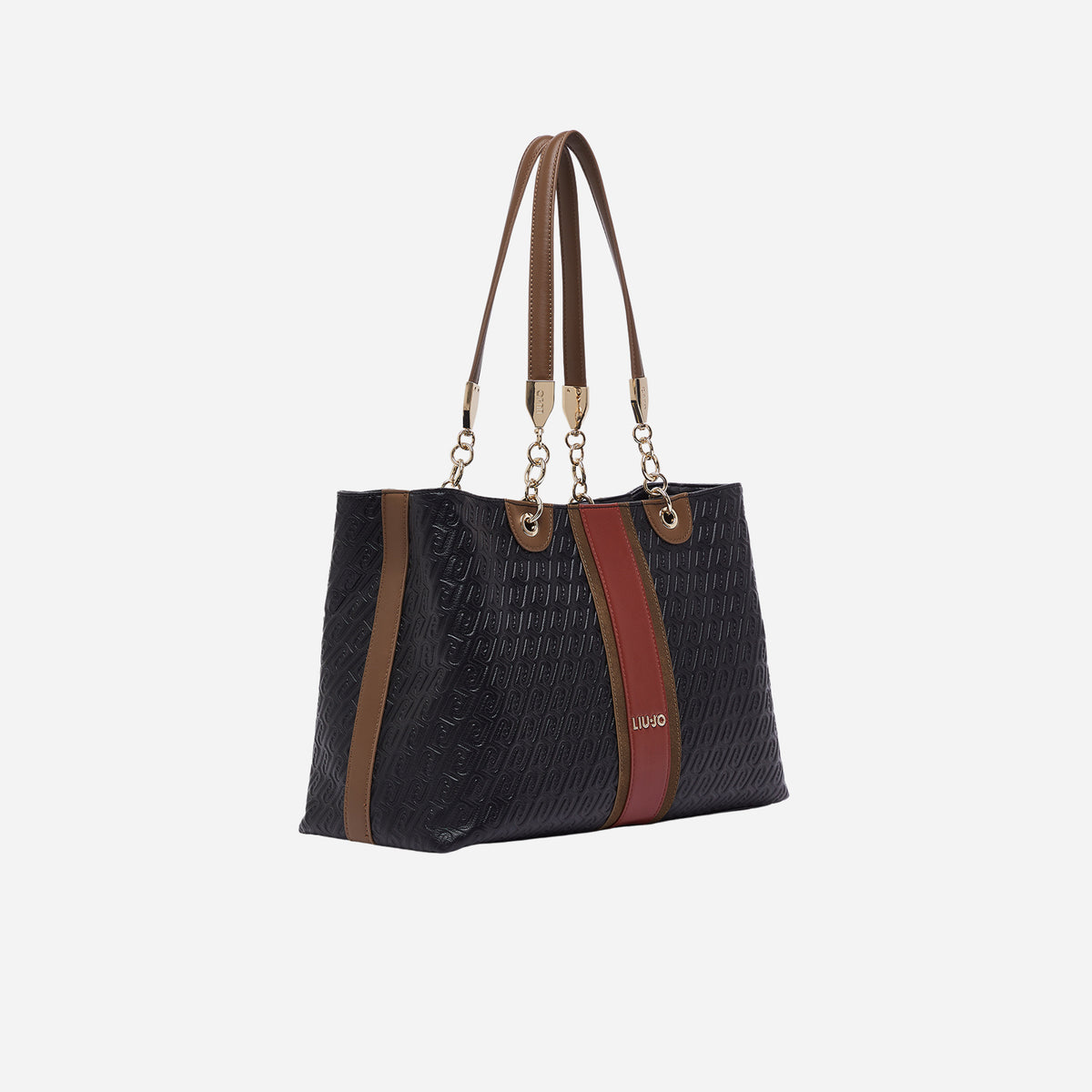 LIU JO BORSA TOTE MEDIA BLACK 