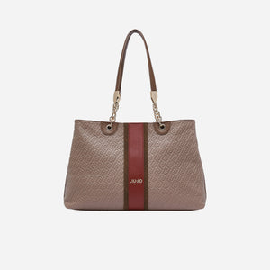 LIU JO BORSA TOTE MEDIA MOCHA 