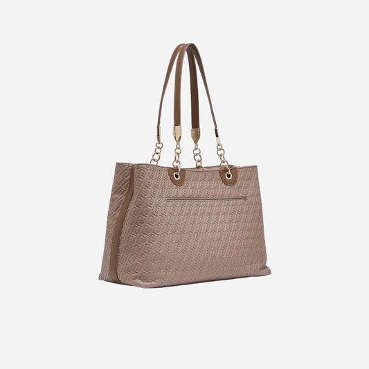LIU JO BORSA TOTE MEDIA MOCHA 