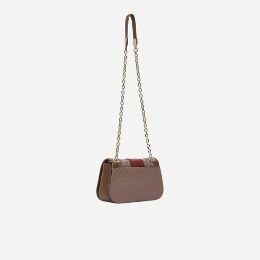 LIU JO BORSA A TRACOLLA MEDIA MOCHA 