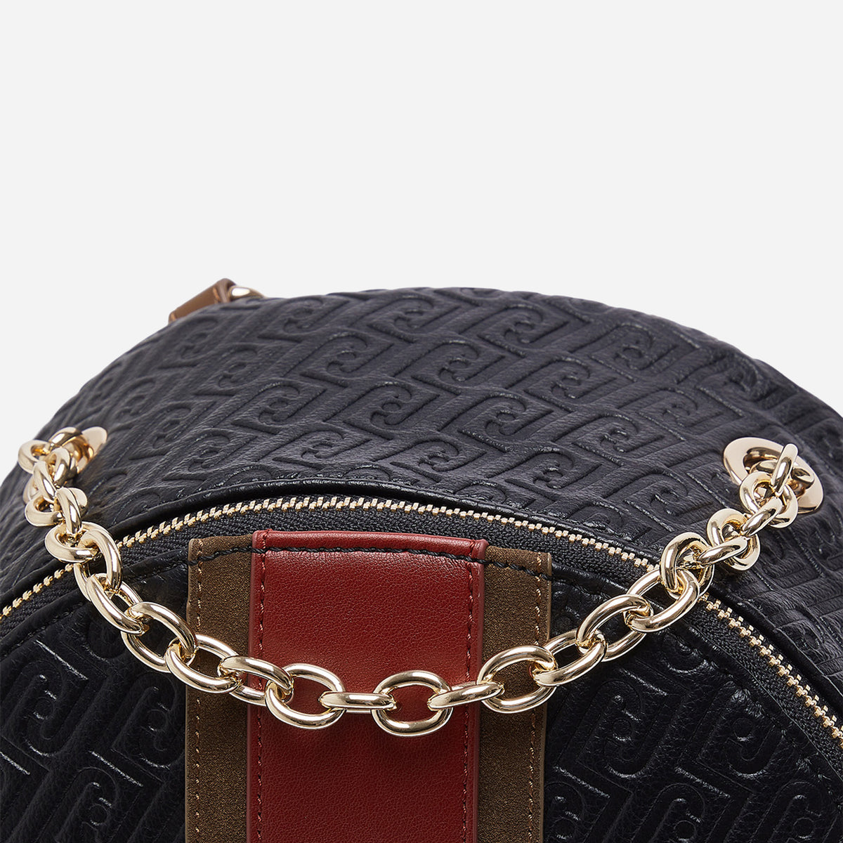 LIU JO ZAINO CON LOGO MONOGRAM BLACK 