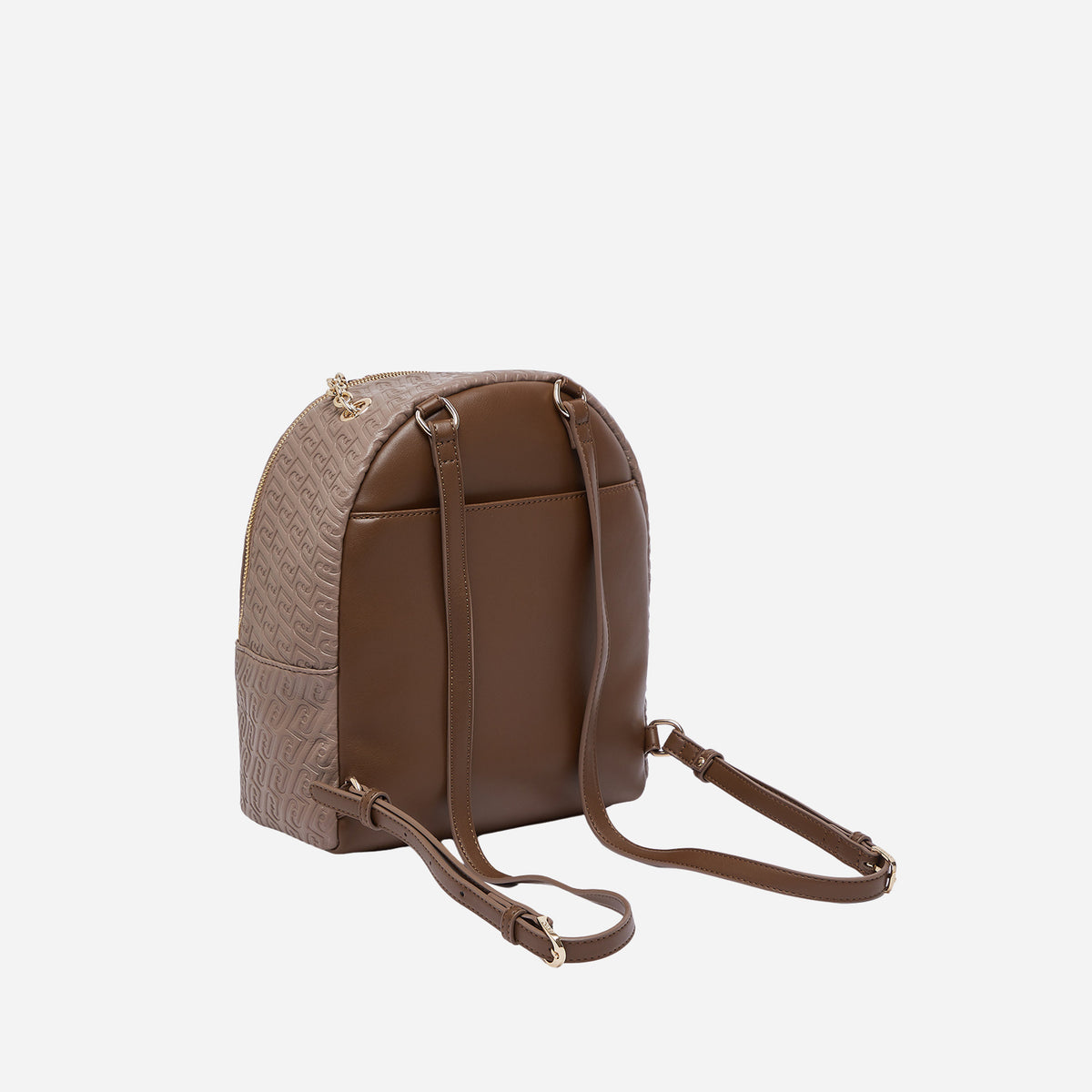 LIU JO ZAINO CON LOGO MONOGRAM MOCHA 