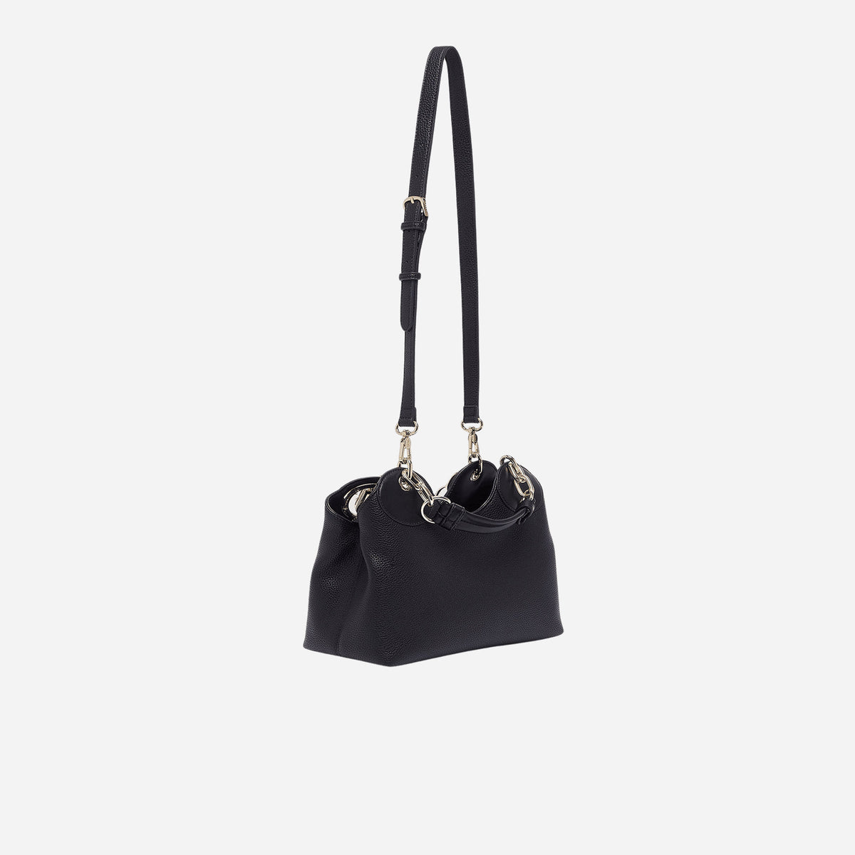 LIU JO BORSA A MANO PICCOLA Nero/brass gold 