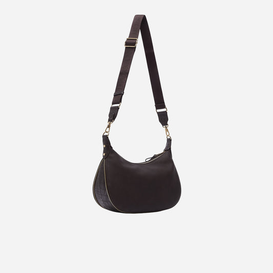 LIU JO BORSA HOBO MEDIA Deep brown 