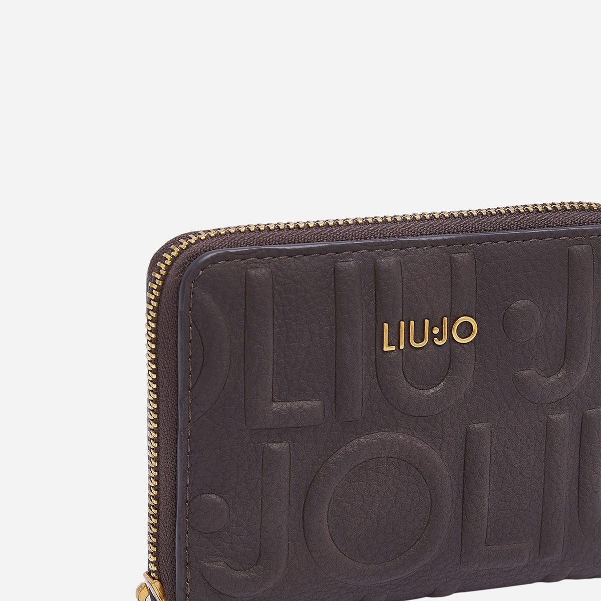 LIU JO PORTAFOGLIO PICCOLO CON LOGO Deep brown 