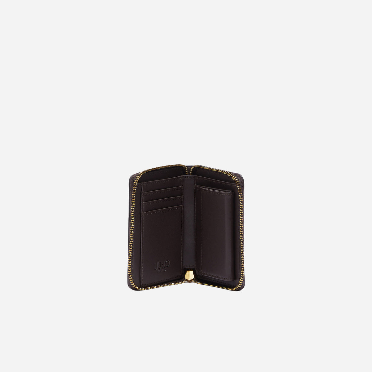 LIU JO PORTAFOGLIO PICCOLO CON LOGO Deep brown 