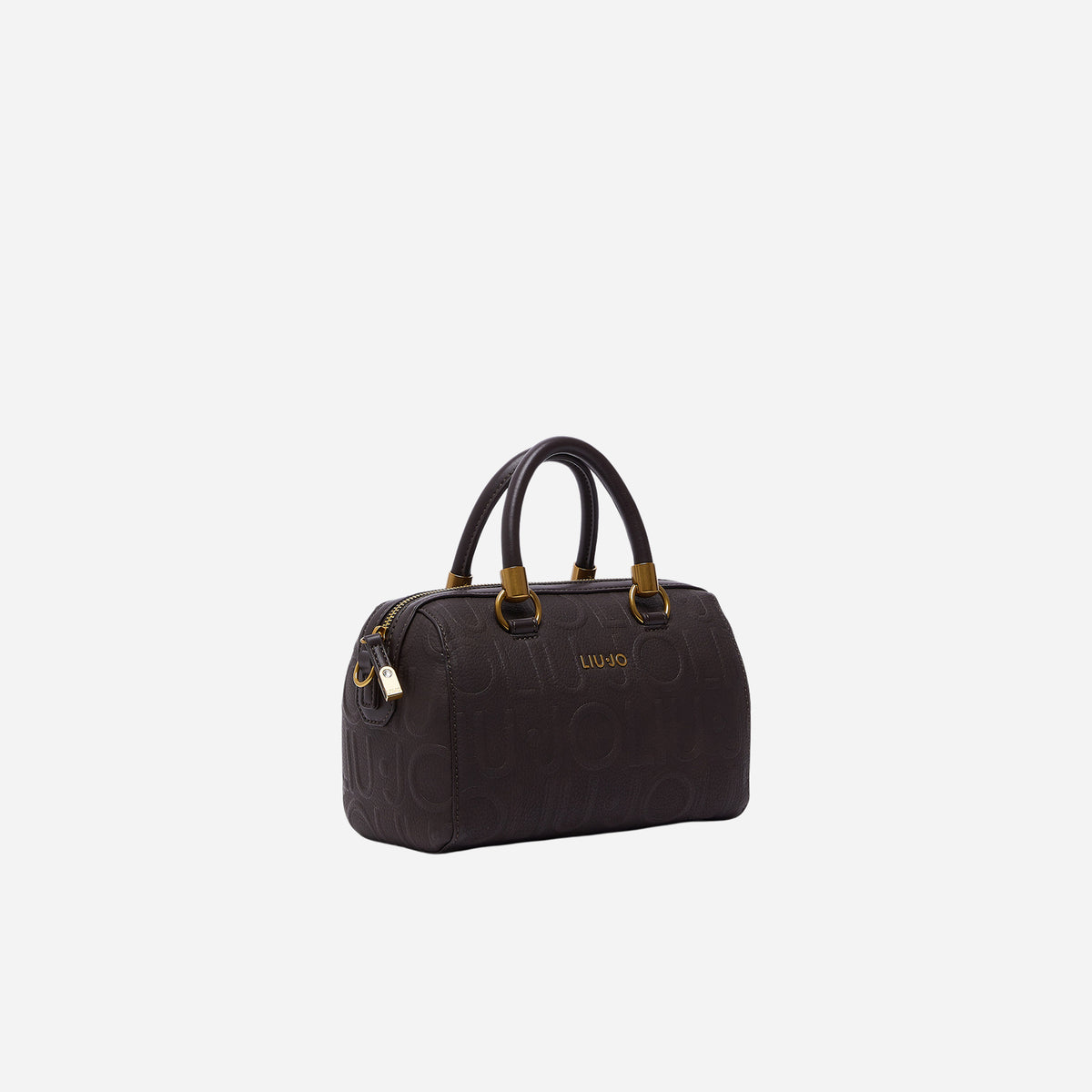 LIU JO BORSA A MANO PICCOLA CON LOGO Deep brown 