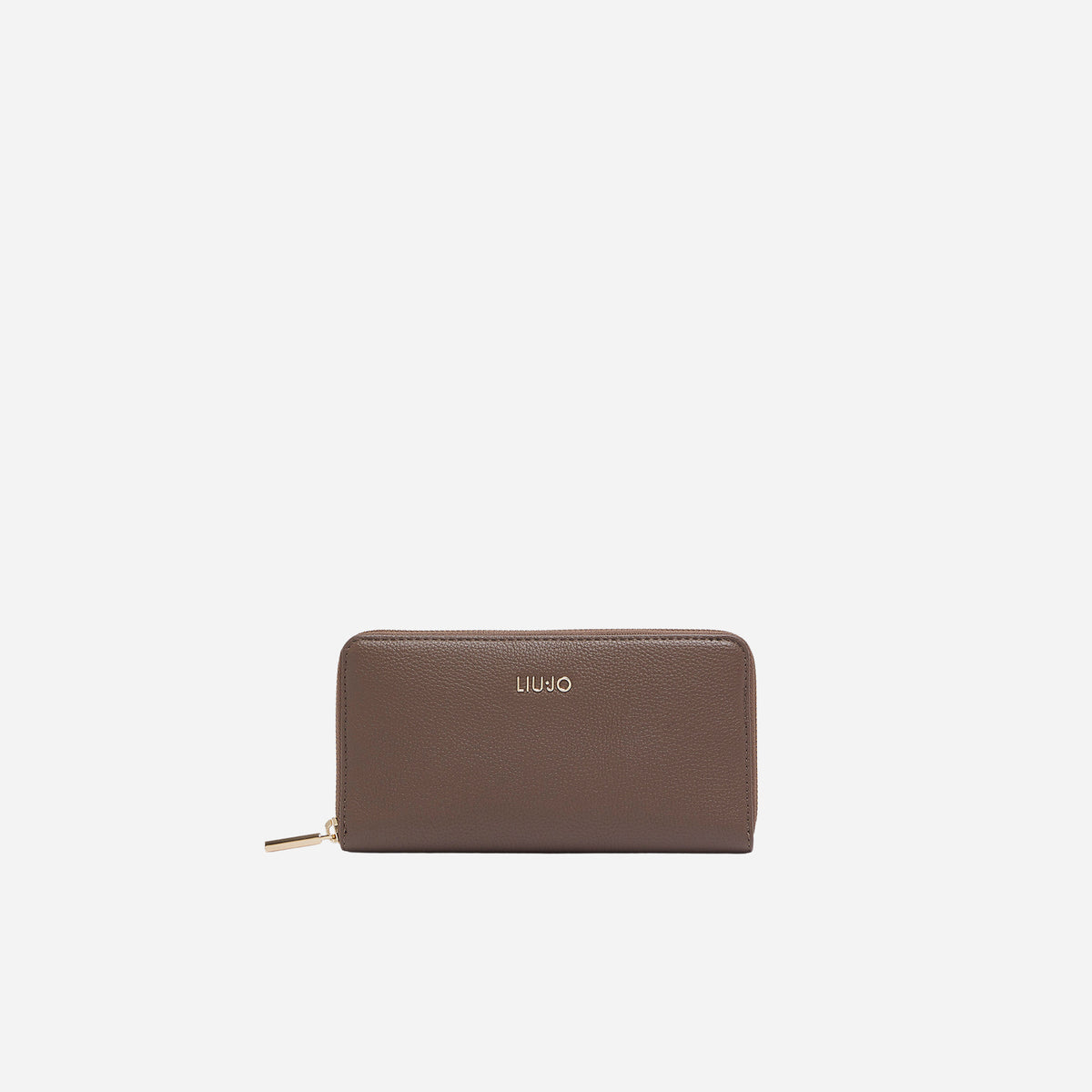LIU JO PORTAFOGLIO GRANDE CON ZIP Dark mocha 