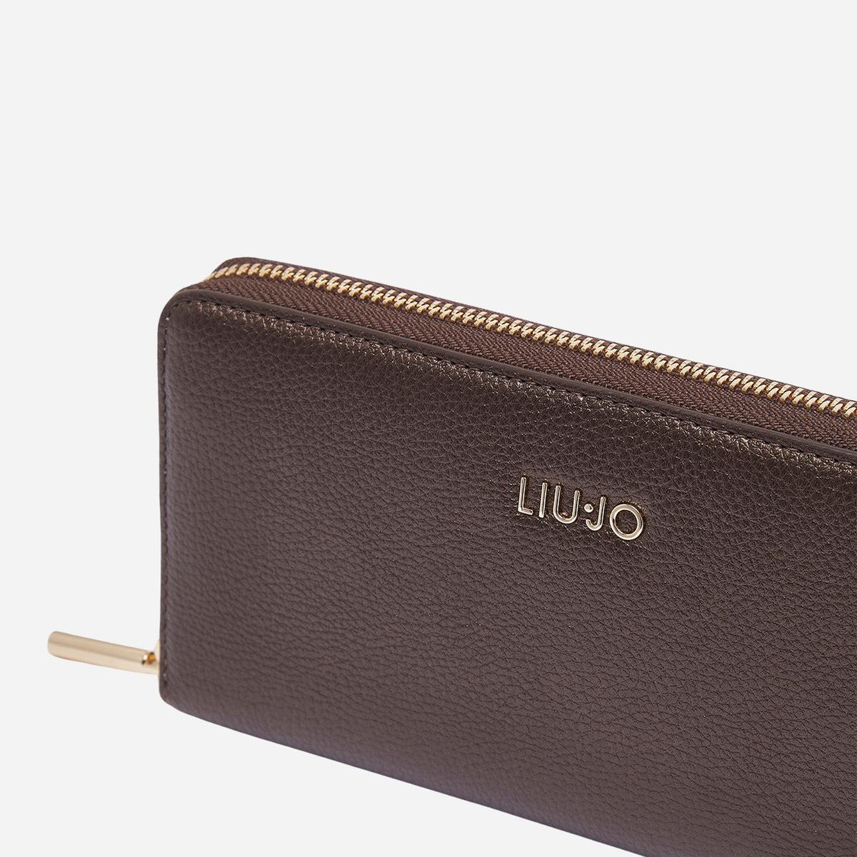 LIU JO PORTAFOGLIO GRANDE CON ZIP T.moro met. 