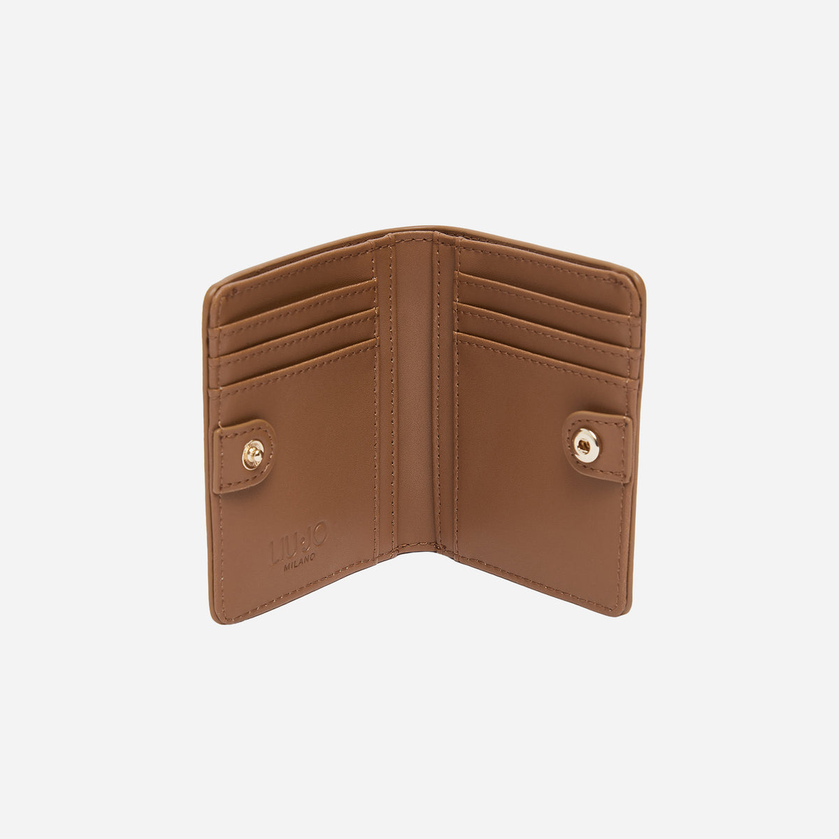LIU JO Porta tessere effetto bottalato Suede 