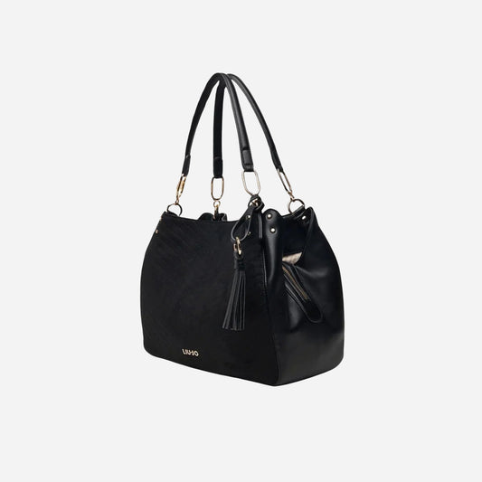 LIU JO CIRRY Borsa media a spalla BLACK 