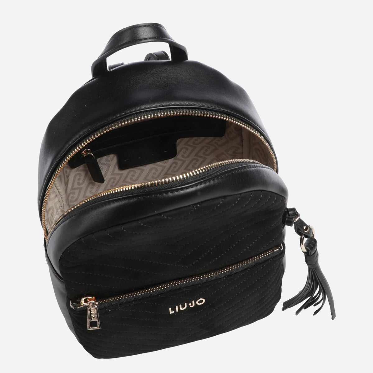 LIU JO Zaino Cirry M compatto con nappina decorativa BLACK 