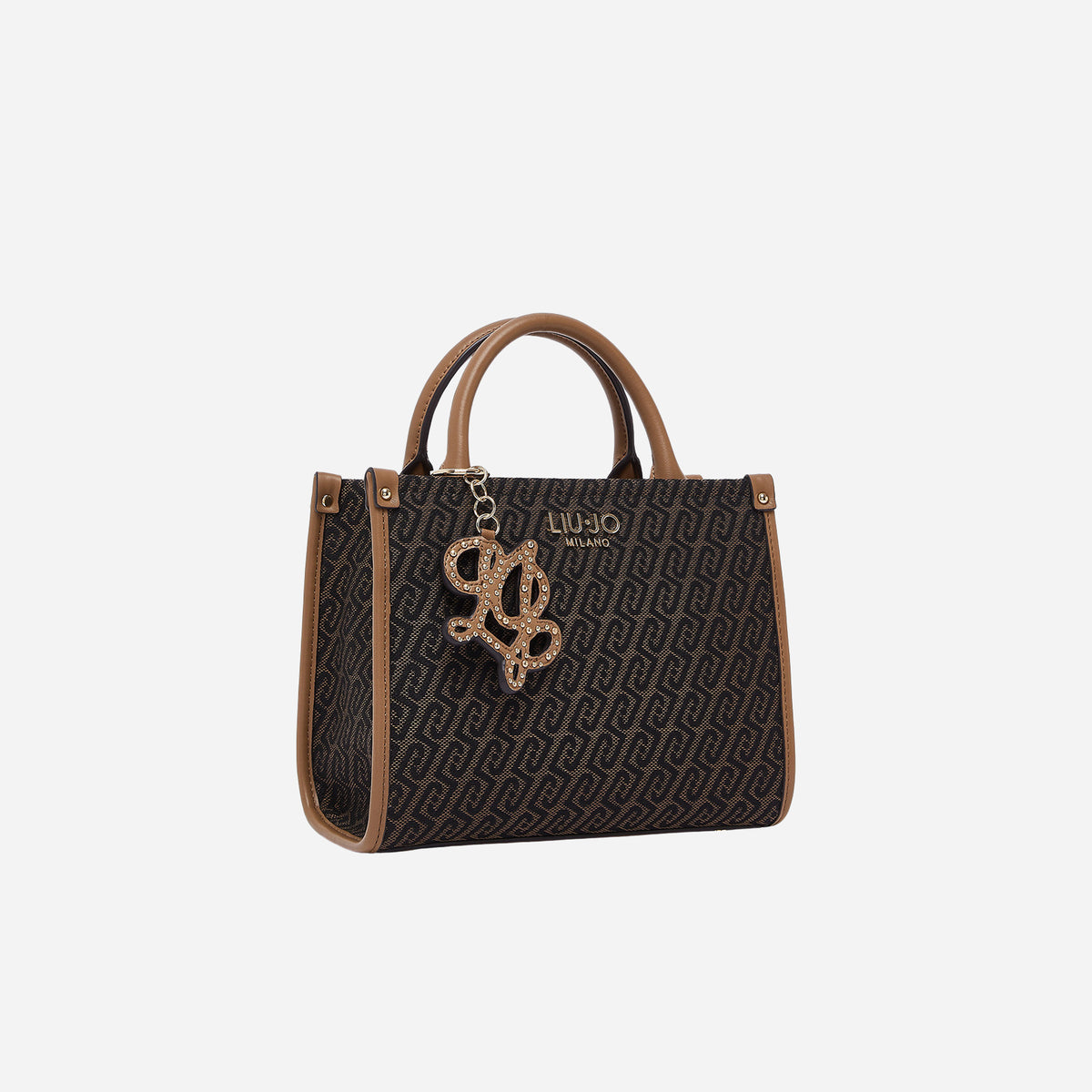 LIU JO BORSA PICCOLA JACQUARD T.MORO 